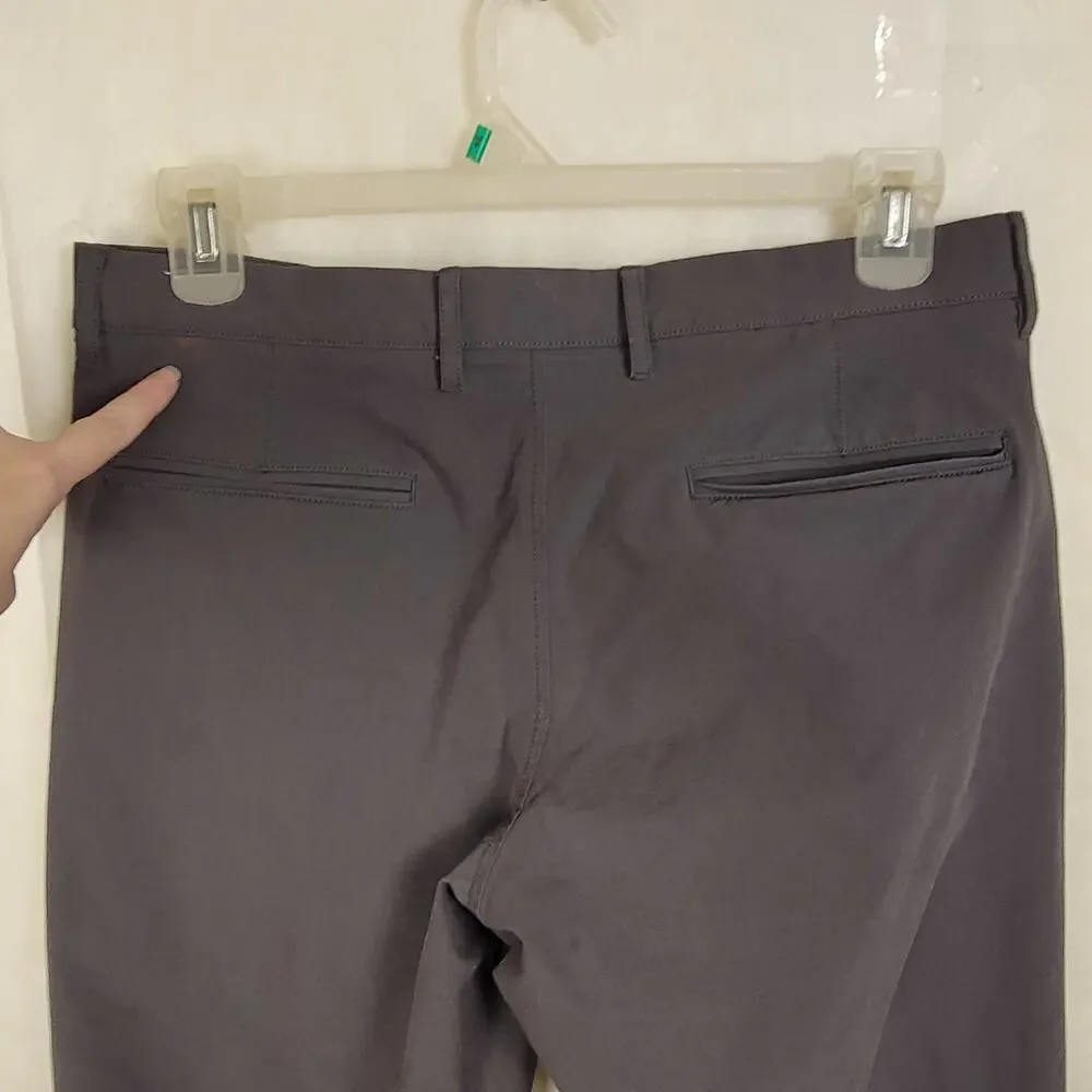 J.crew grey Stretch 770 Straight chino pants size 33/32 Preppy Minimal Casual